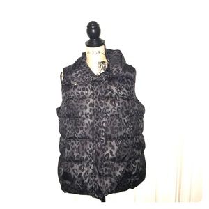 Comfy animal print outdoor vest